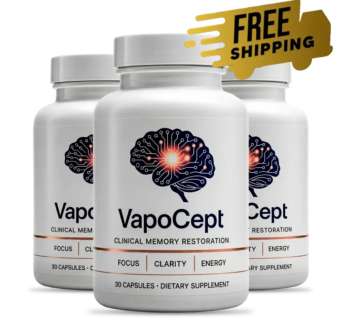 VapoCept 30-capsule bottle - natural brain and memory supplement